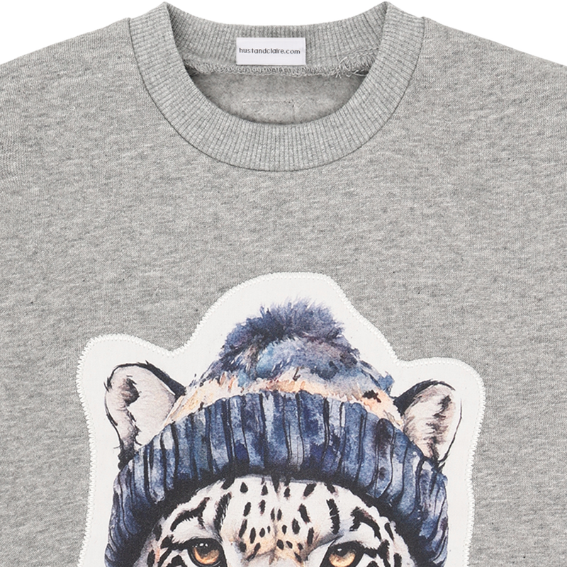 Hust & Claire Sejer Sweatshirt - Tile Grey Melange