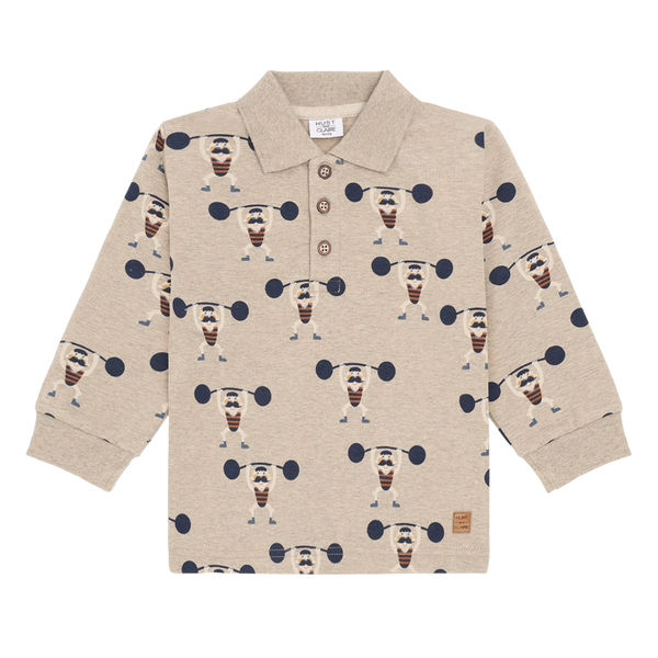 Hust & Claire Sune Strongman Bluse - Biscuit