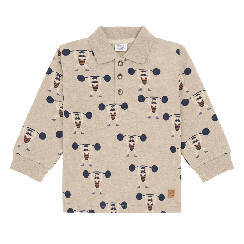 Hust & Claire Sune Strongman Bluse - Biscuit