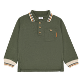 Hust & Claire Stevie Polo Bluse - Deep Ivy