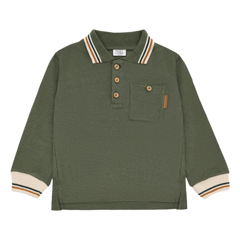 Hust & Claire Stevie Polo Bluse - Deep Ivy