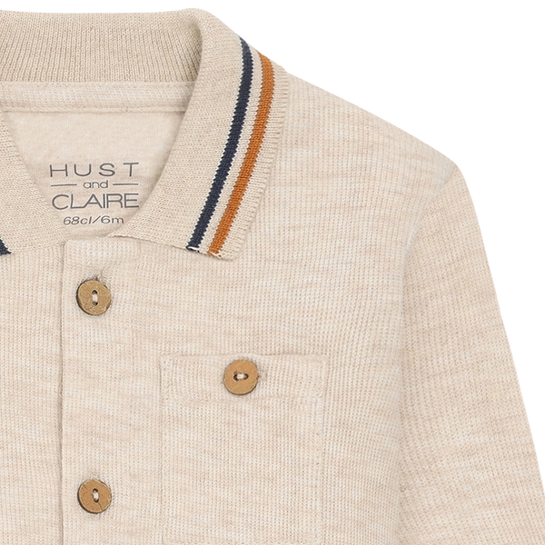 Hust & Claire Boye Polo Body - Wheat Melange