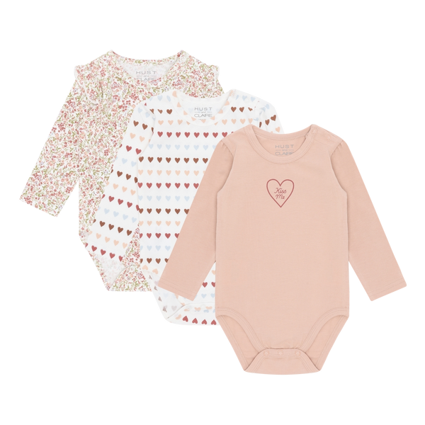 Hust & Claire Bella body, 3-pak - Rugby Tan
