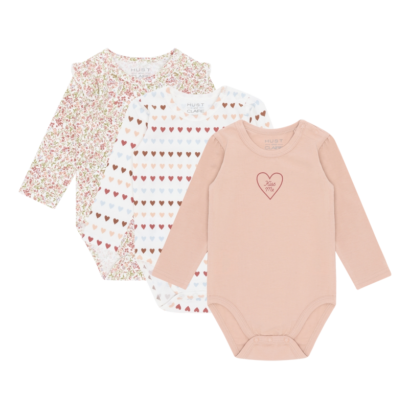 Hust & Claire Bella body, 3-pak - Rugby Tan