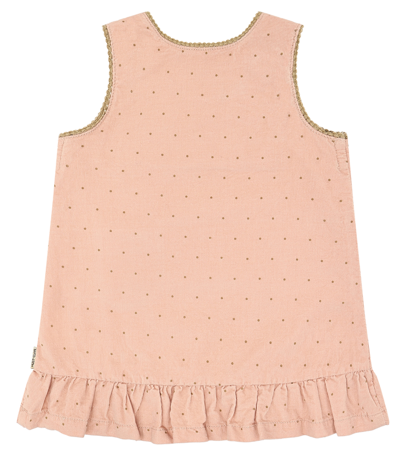 Hust & Claire Kis Spencer Kjole - Dotty Rugby Tan