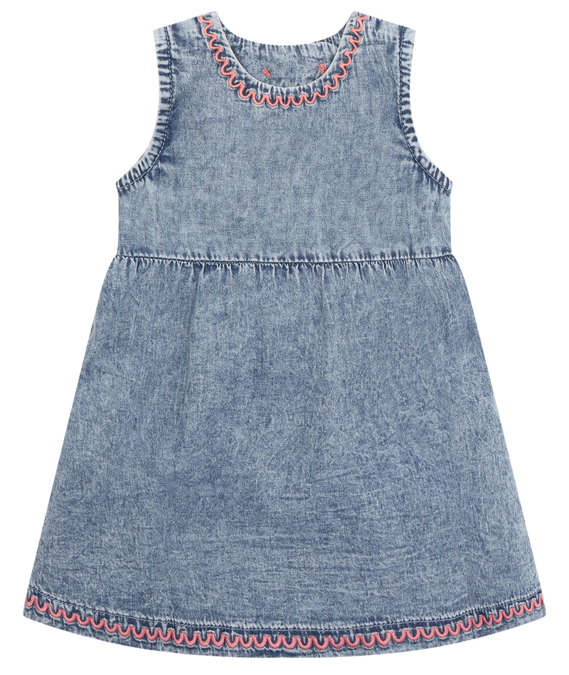 Hust & Claire Katinka Spencer Kjole - Washed Denim