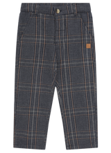 Hust & Claire Tage Check Bukser - Grey Blend