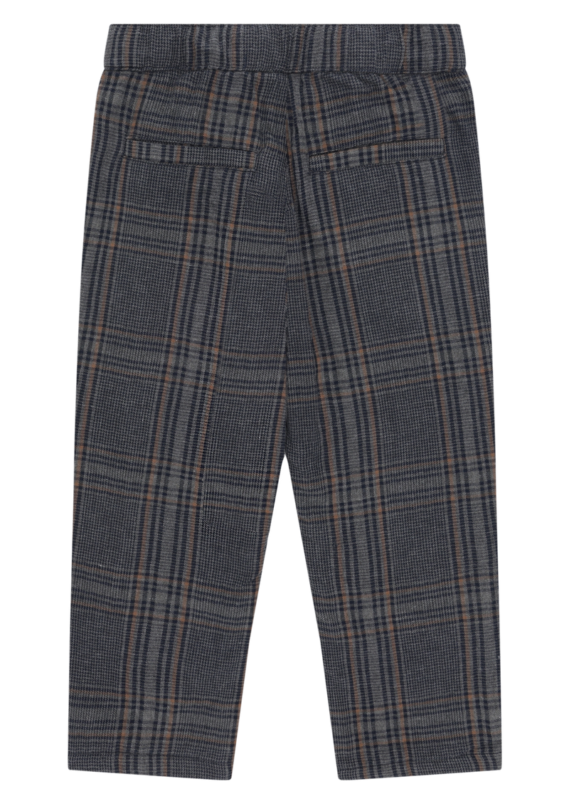 Hust & Claire Tage Check Bukser - Grey Blend