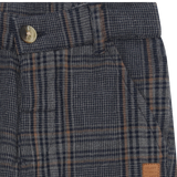 Hust & Claire Tage Check Bukser - Grey Blend