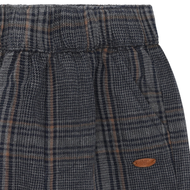 Hust & Claire Tue Check Bukser - Grey Blend