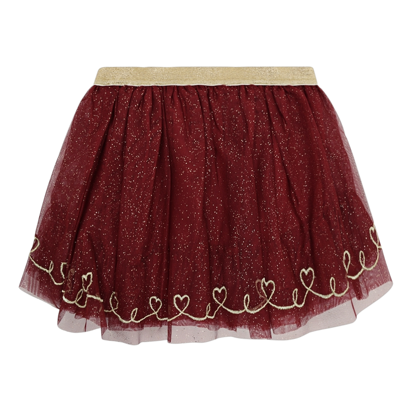 Hust & Claire Ninna Tulle Tyl Nederdel - Teaberry