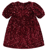 Hust & Claire Karoline Sequins Kjole - New Maroon