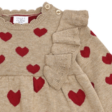 Hust & Claire Kristel Heart Kjole - Biscuit