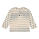 Hust & Claire Sune Bluse - Knitted stripe Snow White