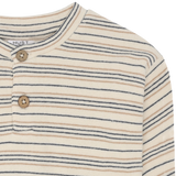 Hust & Claire Sigurt Bluse - Fine striped knit Snow White