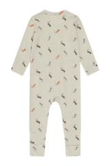 Hust & Claire Mulle Bambus Natdragt, Lizards - Greene Stone