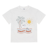 Hust & Claire Arthur Sunset T-Shirt - Ivory
