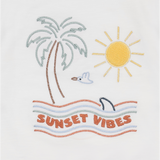 Hust & Claire Arthur Sunset T-Shirt - Ivory
