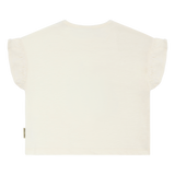 Hust & Claire Alma Sandals T-Shirt - Ivory