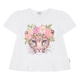 Hust & Claire Alma Leo T-Shirt - White