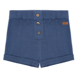 Hust & Claire Herluf Muslin Shorts - Thunder