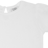 Hust & Claire Alma Pointelle T-Shirt - White
