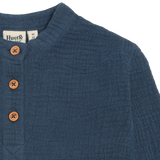 Hust & Claire Rasser Muslin Skjorte - Thunder