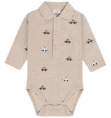 Hust & Claire Bendy Police Body Polo - Beige Melange