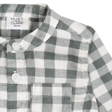 Hust & Claire Bertil Check Body Skjorte - Balsam Green