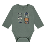 Hust & Claire Buster Bears Body - Balsam Green