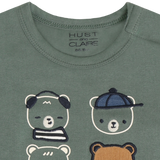 Hust & Claire Buster Bears Body - Balsam Green