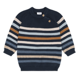 Hust & Claire Pilou Strik Bluse - Blues