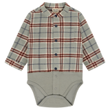 Hust & Claire Bertil Soft Body Skjorte - Forest Fog