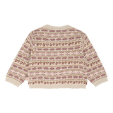 Hust & Claire Cilja Nordic Cardigan - Old Beige Melange