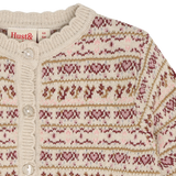 Hust & Claire Cilja Nordic Cardigan - Old Beige Melange