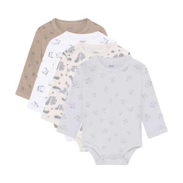 Pippi Body, 4-pak - Rainy Day