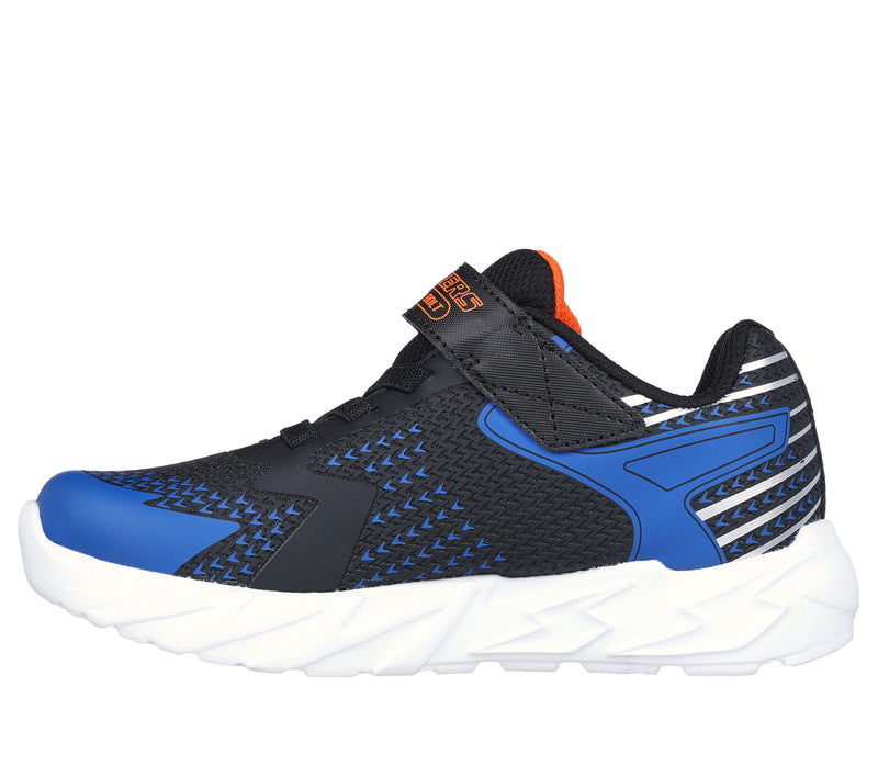 Skechers Boys Flex Glow Bolt Sneakers - Black Blue