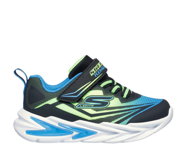 Skechers Flex Glow Sneakers - Black/Blue