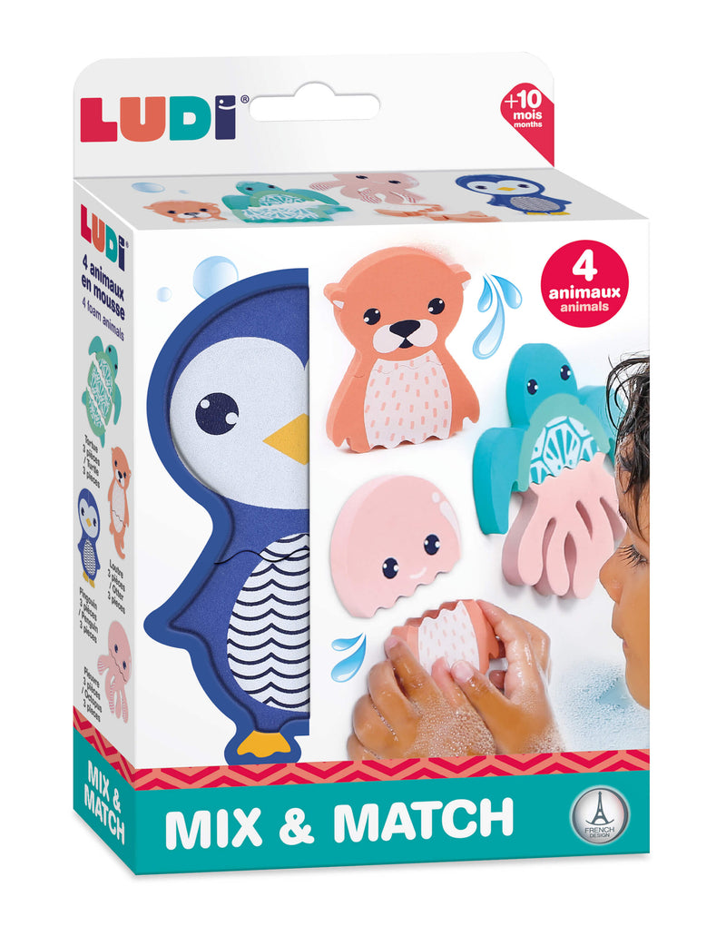 Ludi Mix & Match Skumdyr til badet