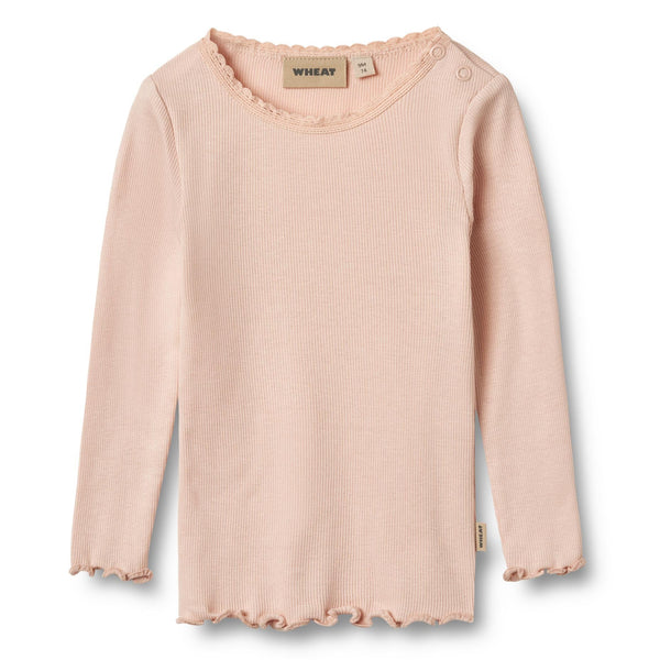 Wheat Rib Bluse Reese - Powder