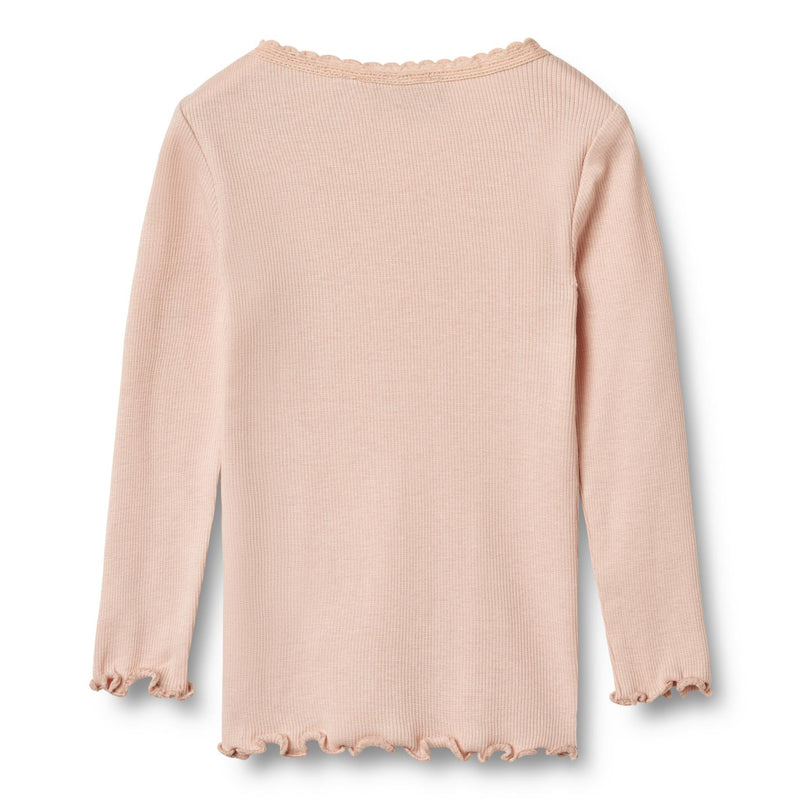 Wheat Rib Bluse Reese - Powder