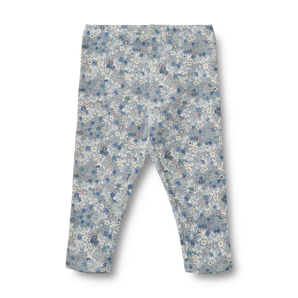 Wheat Leggings Jules - Blue Summer Flowers