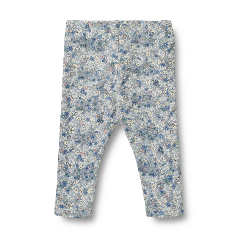 Wheat Leggings Jules - Blue Summer Flowers