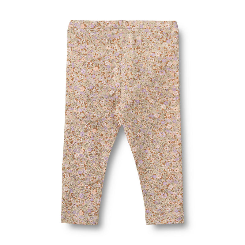 Wheat Leggings Jules - Lilac Flower Meadow