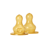 Bibs Latex Flaskesutter, Slow Flow - 2 pack