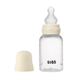 Bibs Sutteflaske 150 ml, Silicone slow flow - Ivory