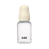 Bibs Sutteflaske 150 ml, Silicone slow flow - Ivory