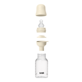 Bibs Sutteflaske 150 ml, Silicone slow flow - Ivory