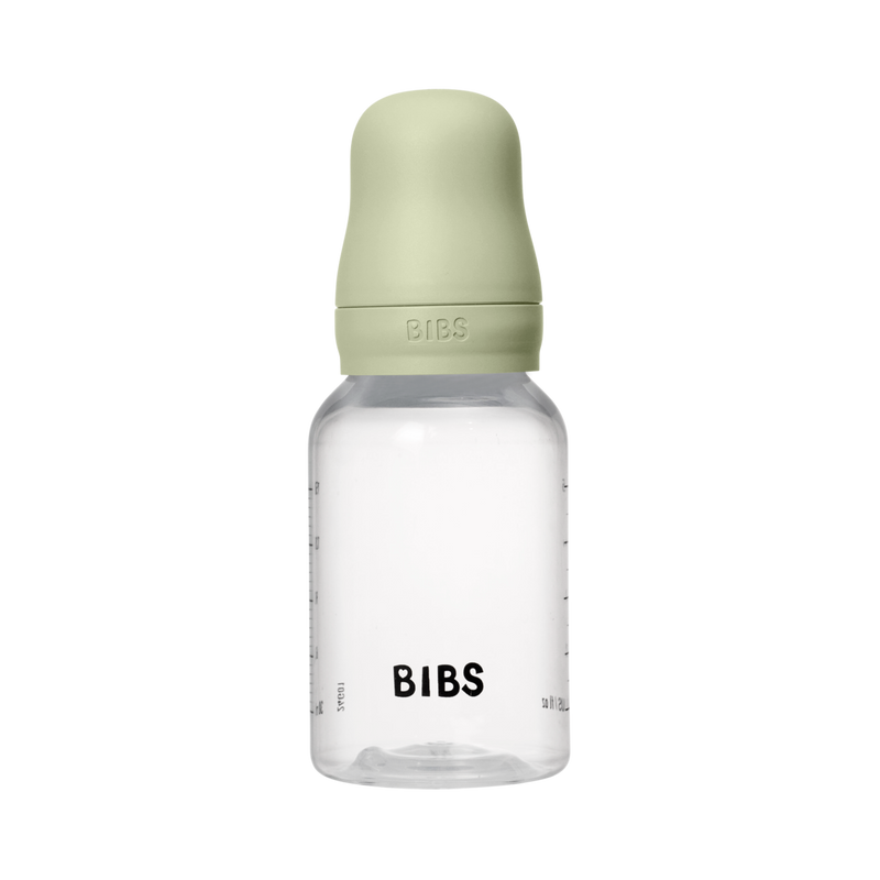 Bibs Sutteflaske 150 ml, Silicone slow flow - Sage