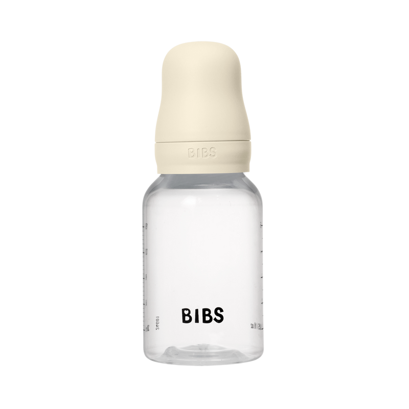 Bibs Sutteflaske 150 ml, Latex slow flow - Ivory